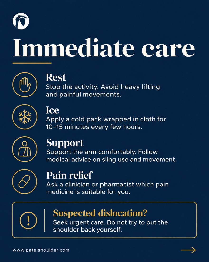 Social post for Dr. Patel on reverse total shoulder replacement